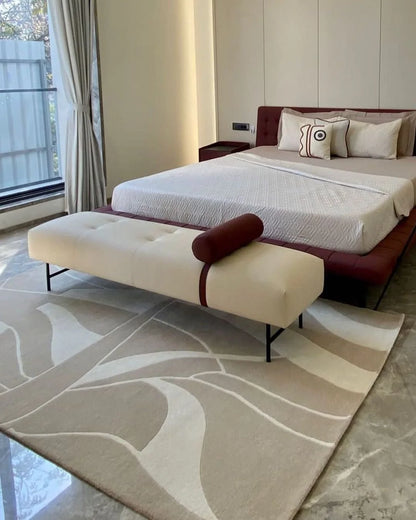 Oyster Garden New Zealand Wool Rug