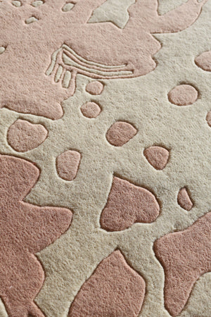 Coralscape Hand Tufted New Zealand Wool Rug