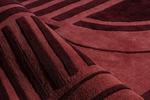 Scarlet Sage New Zealand Wool Rug