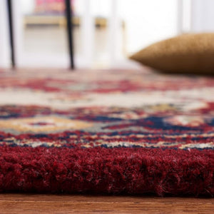 Maroon Persian Hand Tufted New Zealand Wool Rug