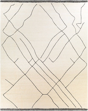 Hand Tufted Arsenal Cream Wool Rug
