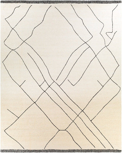 Hand Tufted Arsenal Cream Wool Rug