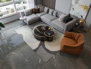 Hand Tufted Wool & Bamboo Silk Rug