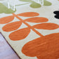 Marfil Multiple Leaf Flower Multicolor Hamnd Tufted  New Zealand  Woo Carpet &l Rug