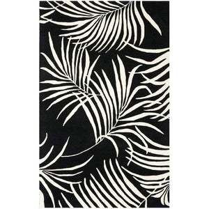 Austrin Black & White Hand Tufted Carpet & Rug