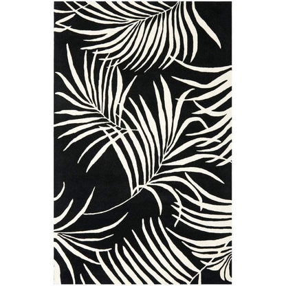 Austrin Black & White Hand Tufted Carpet & Rug