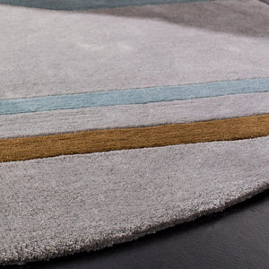 Mosis Grey Modern Hand Tufted Cartpet & Rug