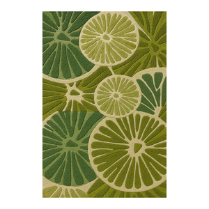 Lemon Burst Hand Tufted New Zealand Wool Carpet & Rug