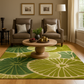 Lemon Burst Hand Tufted New Zealand Wool Carpet & Rug
