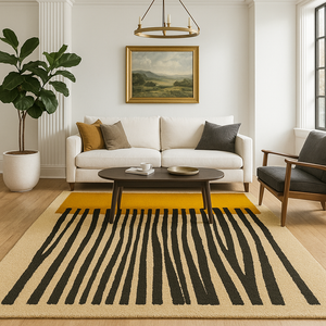 Sunset Fringe Hand Tufted New Zealand Wool Carpet & Rug