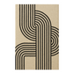 Curved Continuum Hand Tufted New Zealand Wool Carpet & Rug