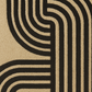 Curved Continuum Hand Tufted New Zealand Wool Carpet & Rug