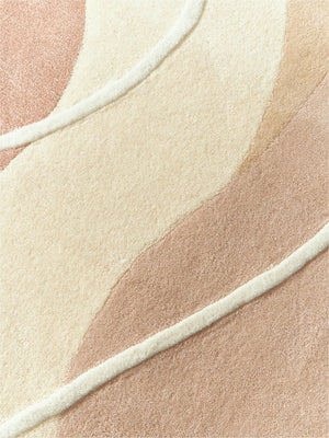 Homey Multicolor Hand Tufted Wool Carpet & Rug