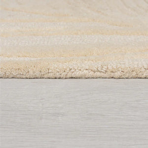 Beige Floral Area Hand Tufted Carpet & Rug
