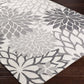 Camille Grey Hand Tufted Floral Carpet & Rug