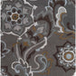 Camille Dark Grey Hand Tufted Floral Carpet & Rug