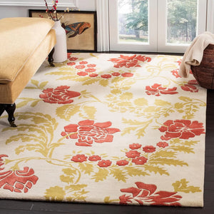 Camille Pink Hand Tufted Floral Carpet & Rug