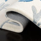 Camille White Blue Hand Tufted Floral Carpet & Rug