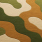Abstrac Green Multicolor Hand Tufted Carpet & Rug