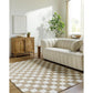 Mazebox Brown White Hand Tufted Carpet & Rug