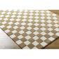 Mazebox Brown White Hand Tufted Carpet & Rug