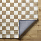 Mazebox Brown White Hand Tufted Carpet & Rug