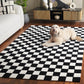Mazebox Black White Hand Tufted Carpet & Rug