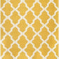 Zinia Yellow White Hand Tufted Carpet & Rug