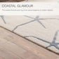 Coastal Themed Beige Hand Tufted Carpet & Rug