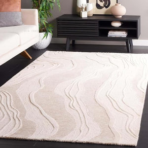 Coastel Wave Hand Tufted Wool Carpet & Rug