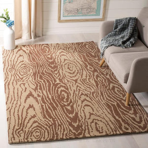Wood  Hand Tufted Wool Carpet & Rug