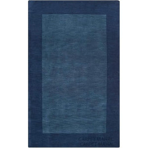 Spolid Blue Hand Tufted Carpet & Rug