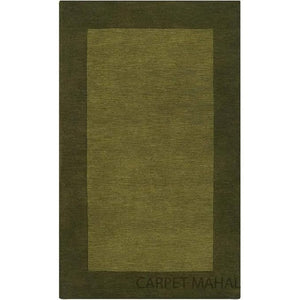 Spolid Green Hand Tufted Carpet & Rug
