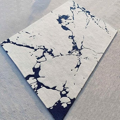 White Thunder Hand Tufted Carpet & Rug