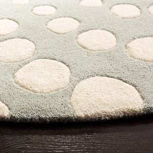 Spiral Hand Tufted Wool Carpet & Rug