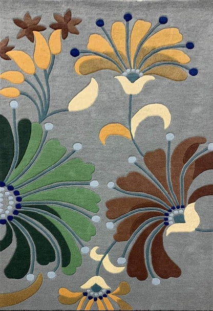 Floora Hand Tufted Wool Carpet & Rug