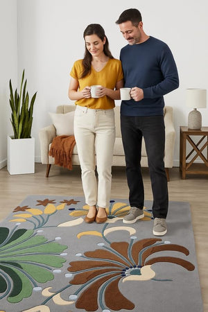 Floora Hand Tufted Wool Carpet & Rug