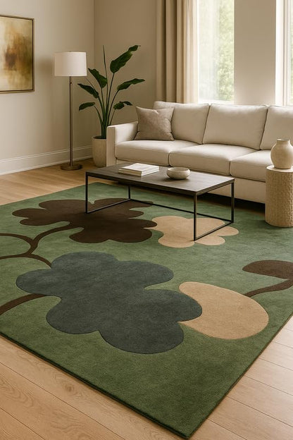 Rosani Hand Tufted Wool Carpet & Rug