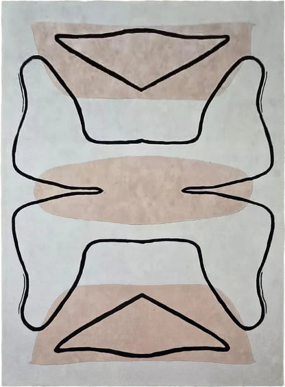 Heriz Hand Tufted Wool Carpet & Rug