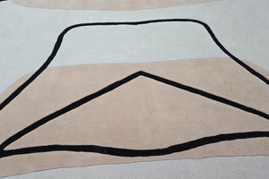 Heriz Hand Tufted Wool Carpet & Rug