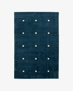 Fleming Blue Hand Tufted New Zealand Wool Carpet & Rug