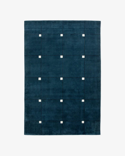 Fleming Blue Hand Tufted New Zealand Wool Carpet & Rug