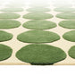 Edisn Green Dot Hand Tufted New Zealand Wool Carpet & Rug
