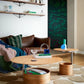 Edisn Beige Dot Hand Tufted New Zealand Wool Carpet & Rug