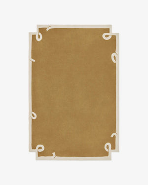 Arieal Beige Hand Tufted New Zealand Wool Carpet & Rug