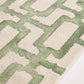 Cheroon  Green Hand Tufted New Zealand Carpet & Rug