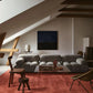 Frozen Brick Red Hand Tufted New Zealand Carpet & Rug