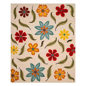Floral Bloosam Hand Tufted New Zealand Wool Carpet & Rug