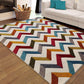 Zigzag  Hand Tufted New Zealand Wool Carpet & Rug