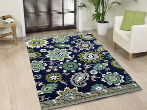 Rizlon Hand Tufted New Zealand Wool Carpet & Rug